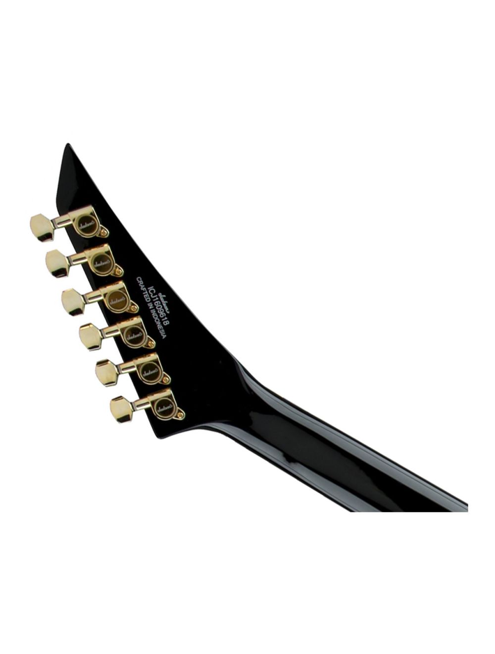 Used Jackson X Series Rhoads RRX24 Laurel FB Black with Yellow Bevels