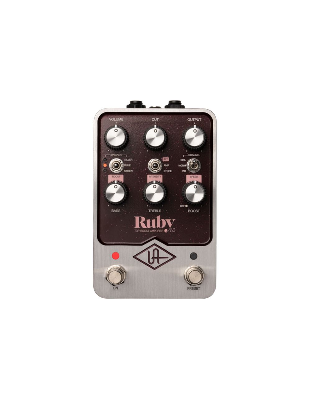 ギター UAFX Ruby Universal Audio UAFX Ruby '63 Top Boost Amplifier Effects