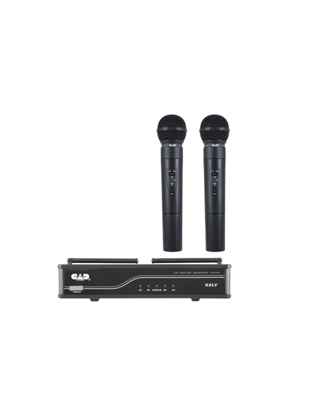 CAD GXLVHHJ VHF Wireless Dual Cardioid Dynamic Handheld Microphone System J Frequency Band
