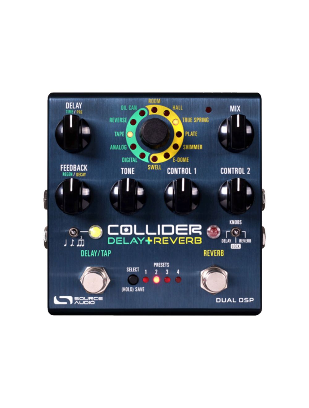 Source Audio SA263 Collider Stereo Delay+Reverb Pedal - Open Box