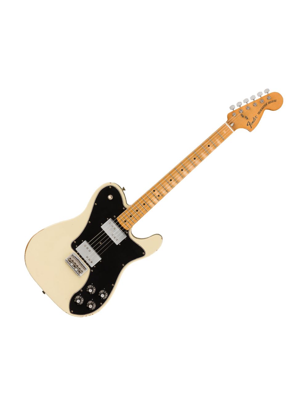 Fender Road Worn '70s Telecaster Deluxe - Olympic White w