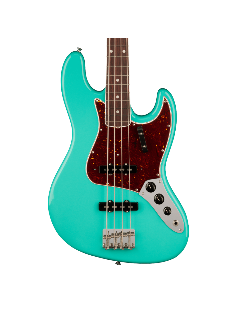 Used Fender American Vintage II 1966 Jazz Bass - Sea Foam Green w/ Rosewood FB