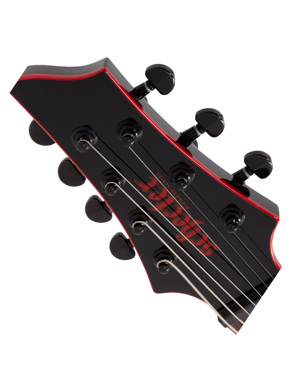 Schecter Sunset-7 ET Red Dawn 7-String Electric Guitar - Gloss Black - Open Box