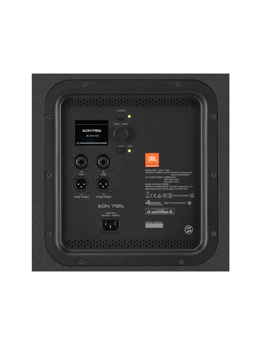 JBL EON710 + EON718S + POLE-MA