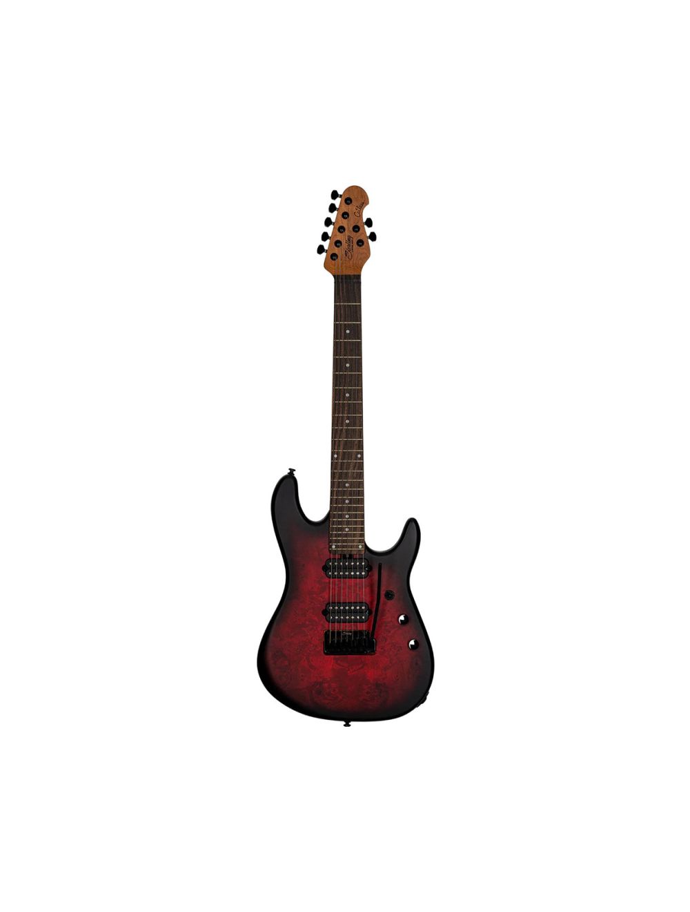 Sterling by Music Man Richardson 7 - Dark Scarlet Burst Satin