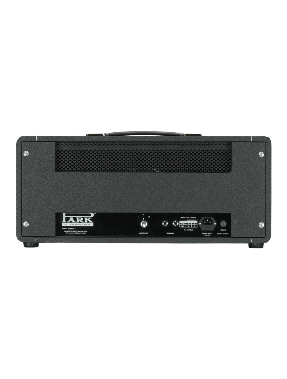 Park Custom P50M Handwired 50W Guitar Amplifier Head - Black