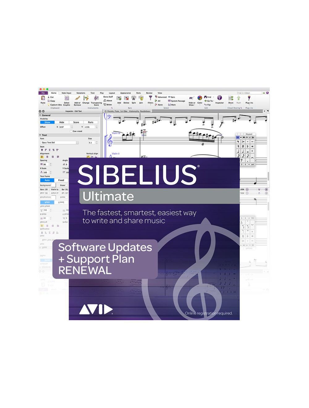 Avid Sibelius Ultimate Upgrade/Support Renewal