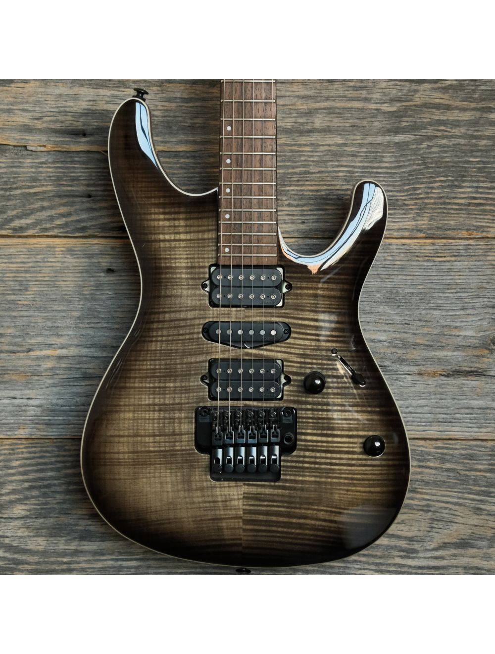 Used Ibanez Kiko Loureiro Signature KIKOSP3 Guitar - Grey Top w/Case