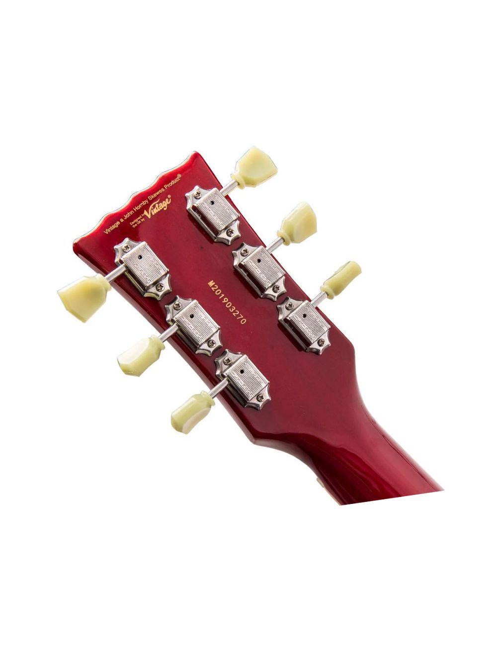 Vintage ReIssued Series V100T - Flamed Trans Wine Red