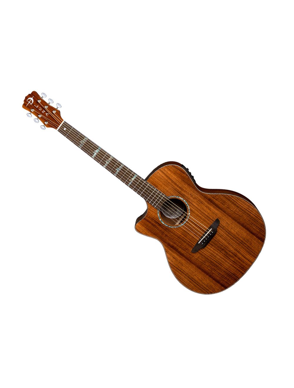 Luna High Tide Koa Grand Concert Cutaway Left Handed A/E Guitar - Open Box