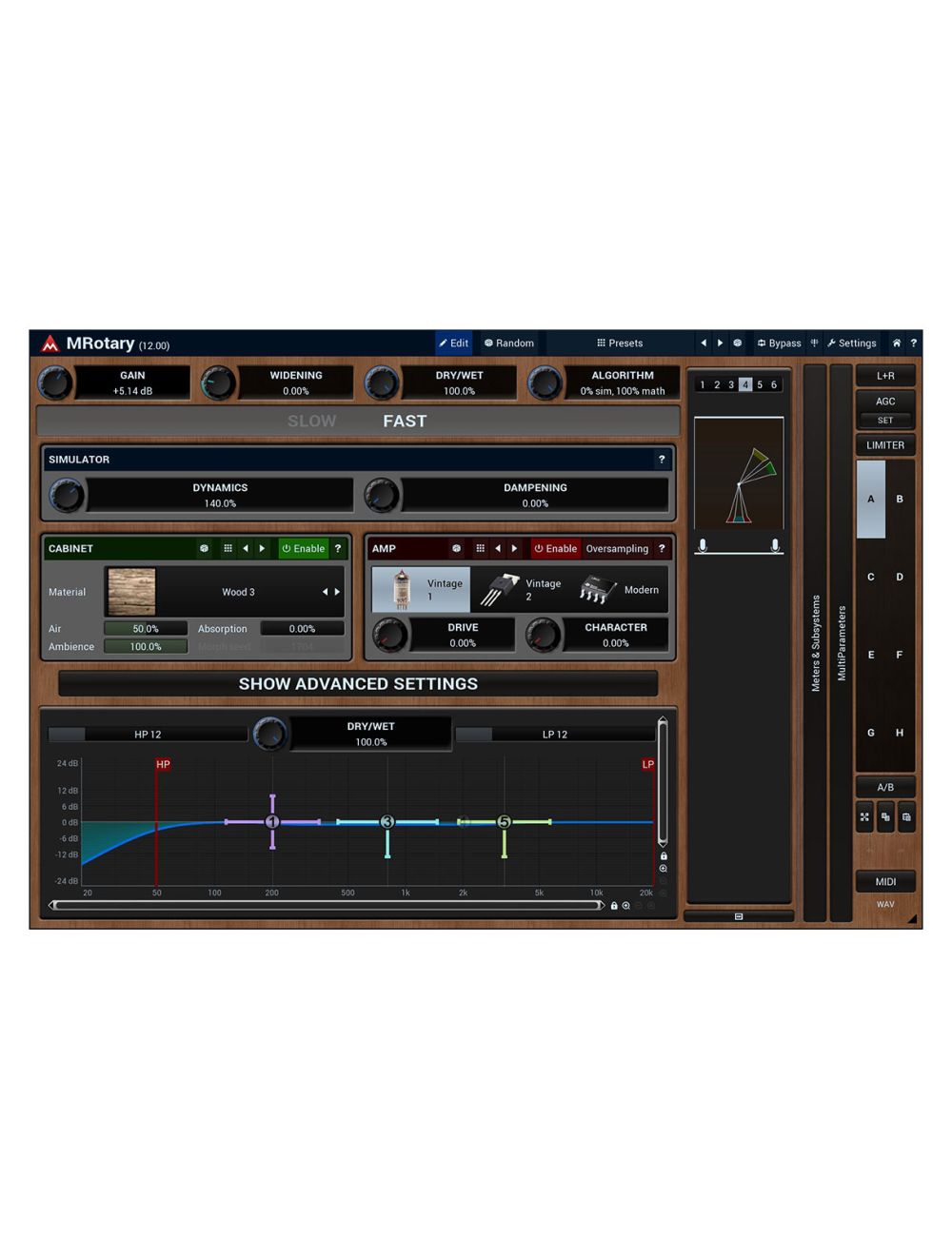 Melda MRotary Speaker Cabinet Simulation