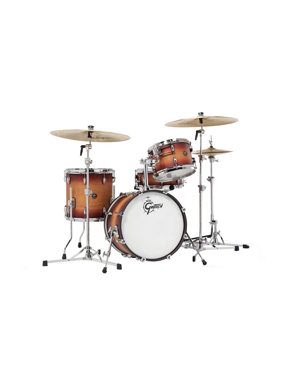 Gretsch Renown 4-Piece Drum Set w/ 18" Kick - Satin Tobacco Burst - Open Box