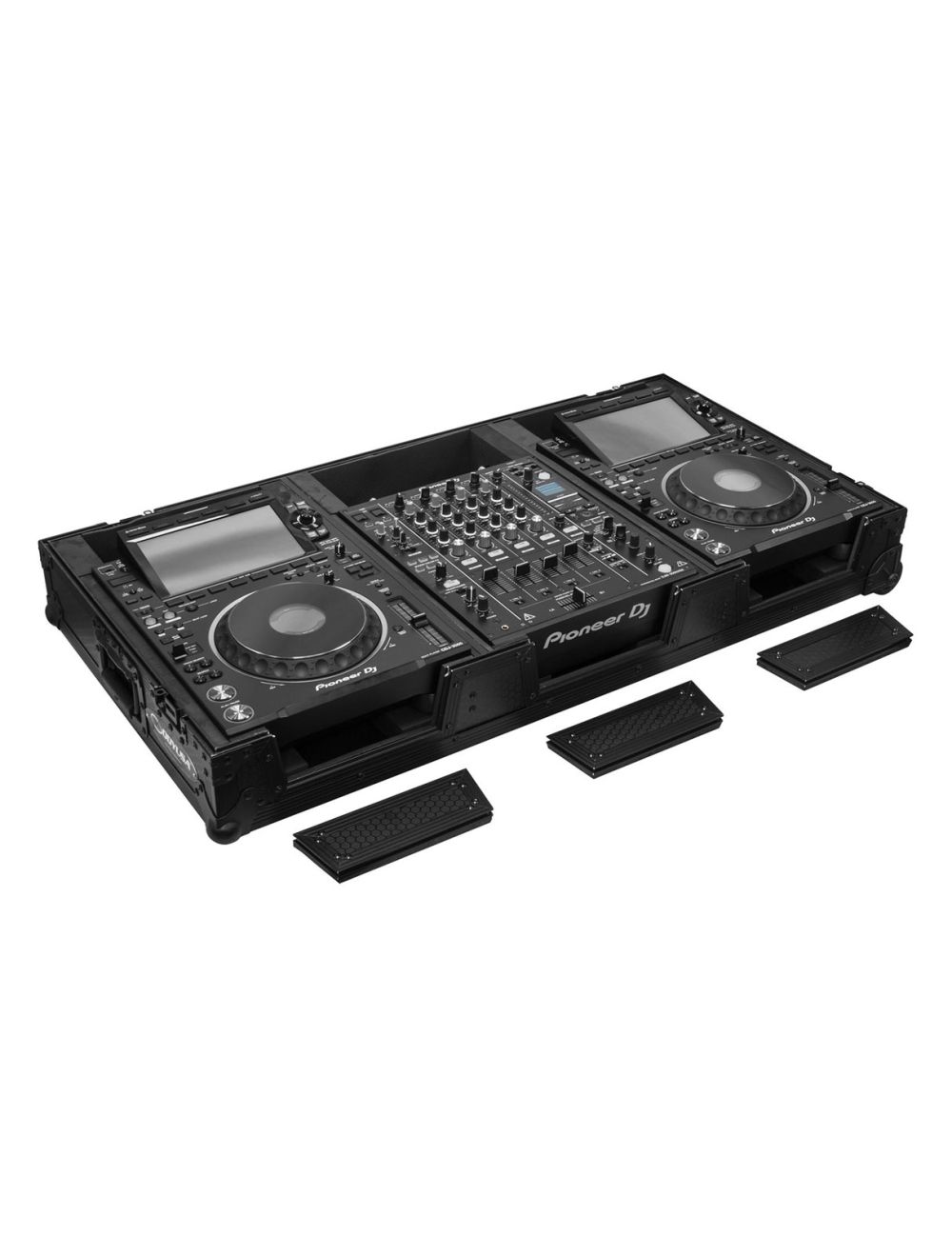 Odyssey 810158 2x Pioneer CDJ-3000 + 12" DJ Mixer Coffin Case (Open Box)