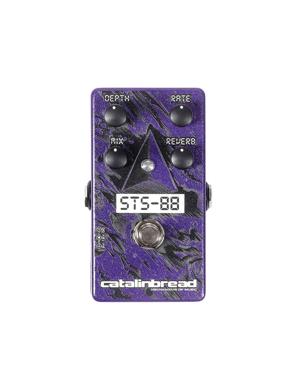 Catalinbread STS-88 Flanger/Reverb Purple Gaze + Gator 9V Power Supply Combo