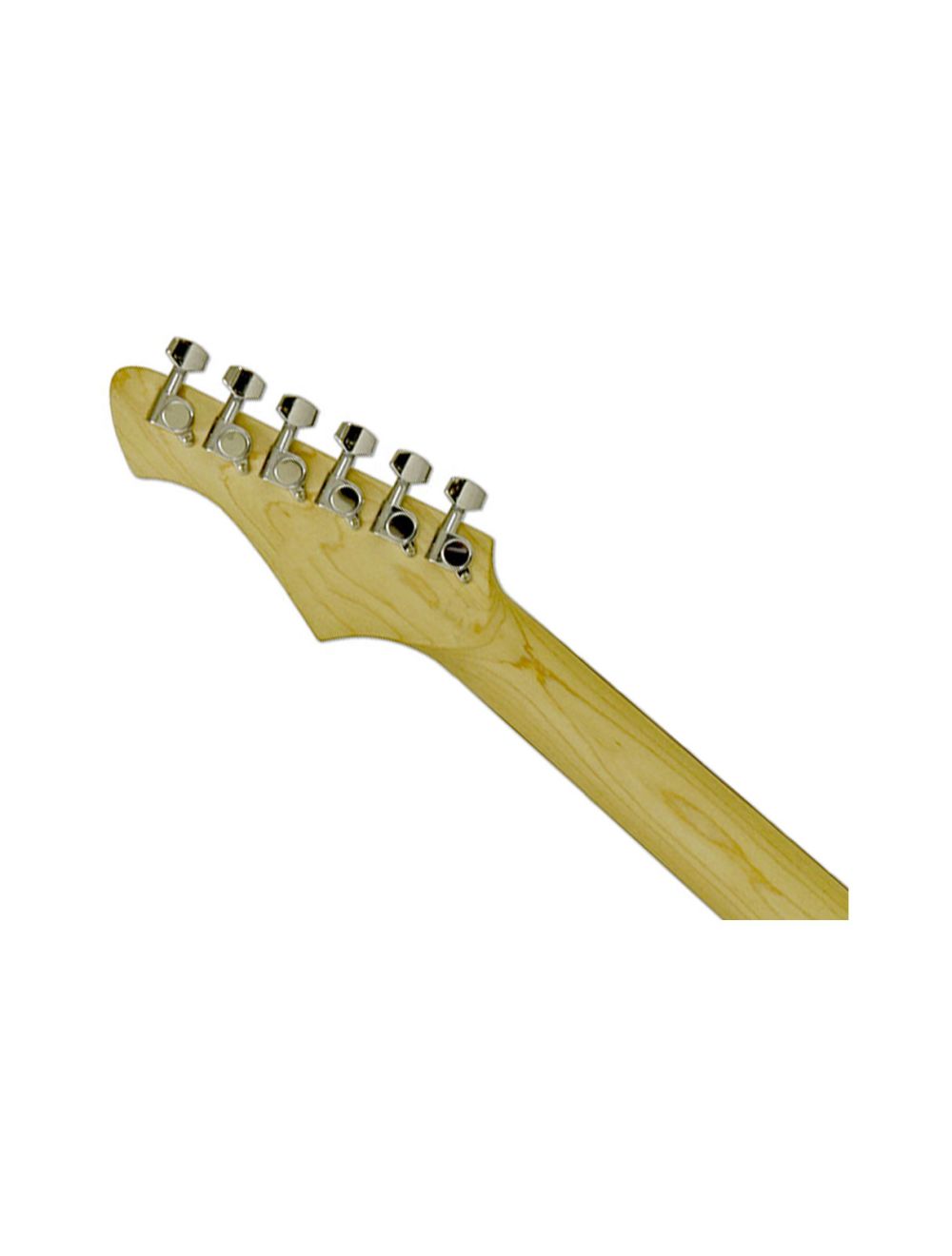 Aria Pro II J-B'Tone Jet Series Baritone Guitar - See Thru Vintage White