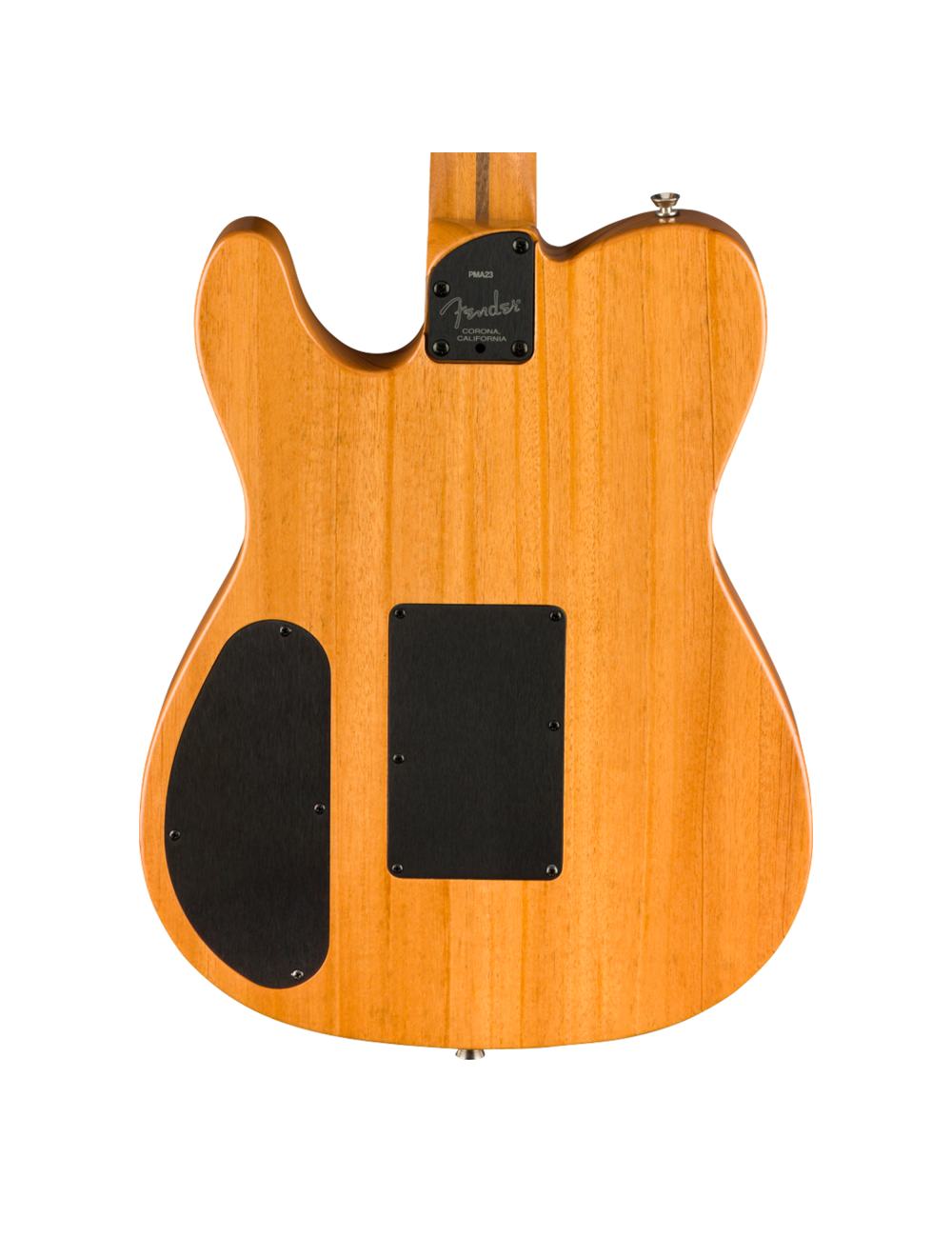 Used Fender American Acoustasonic Telecaster Black w/ Ebony FB