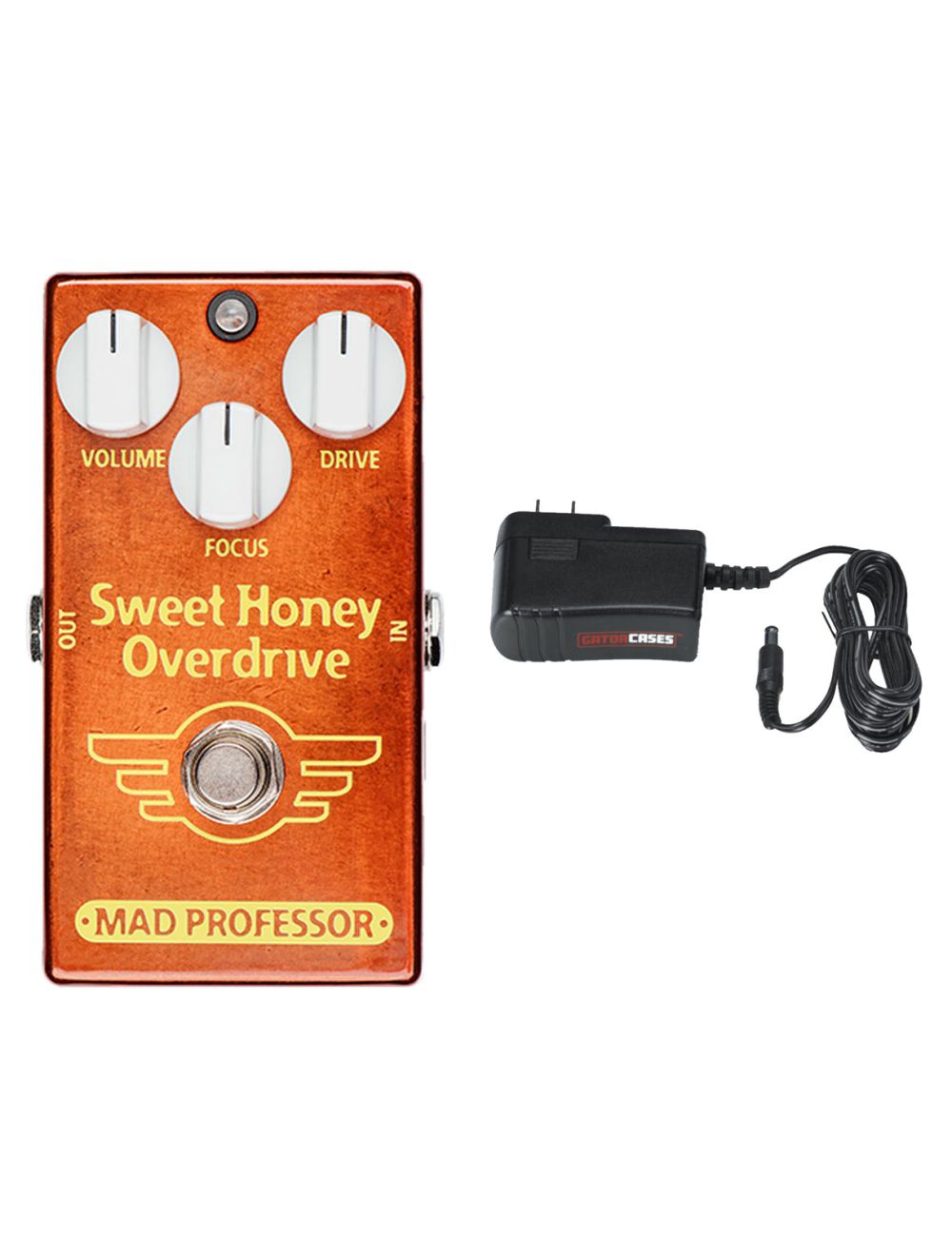 Mad Professor Sweet Honey Overdrive + Gator 9V Power Supply Combo