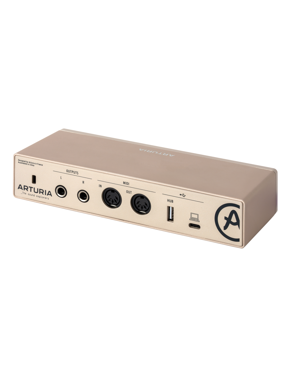 Arturia MiniFuse 2 USB-C Audio Interface - Champagne Edition