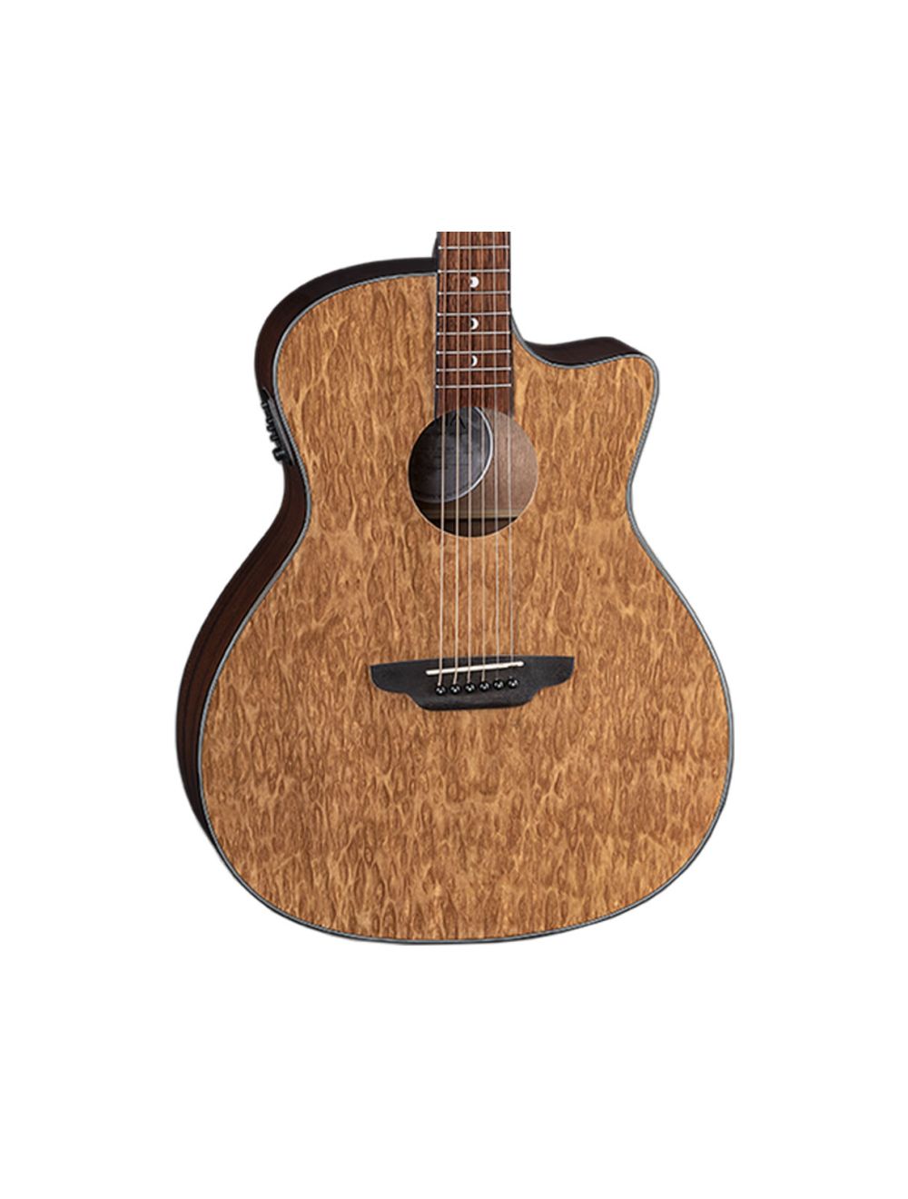 Luna gypsy parlor acoustic guitar top
