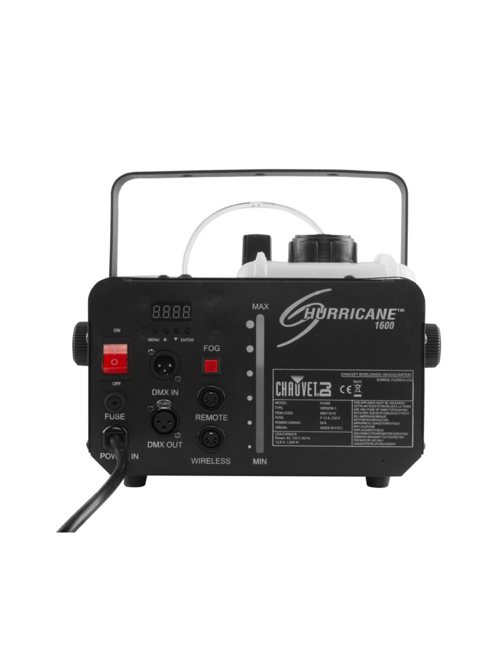 CHAUVET DJ H1600 Hurricane 1600 Fog Machine (Open Box)