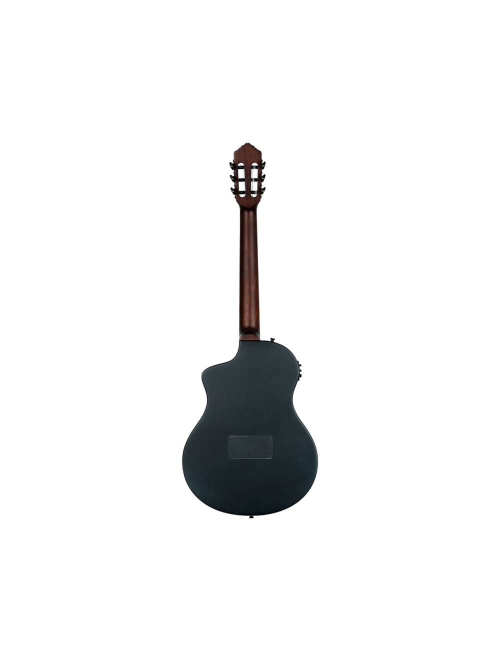 Ortega Guitars RTPSTD-SBK TourPlayer Thinline A/E Nylon - Satin Black