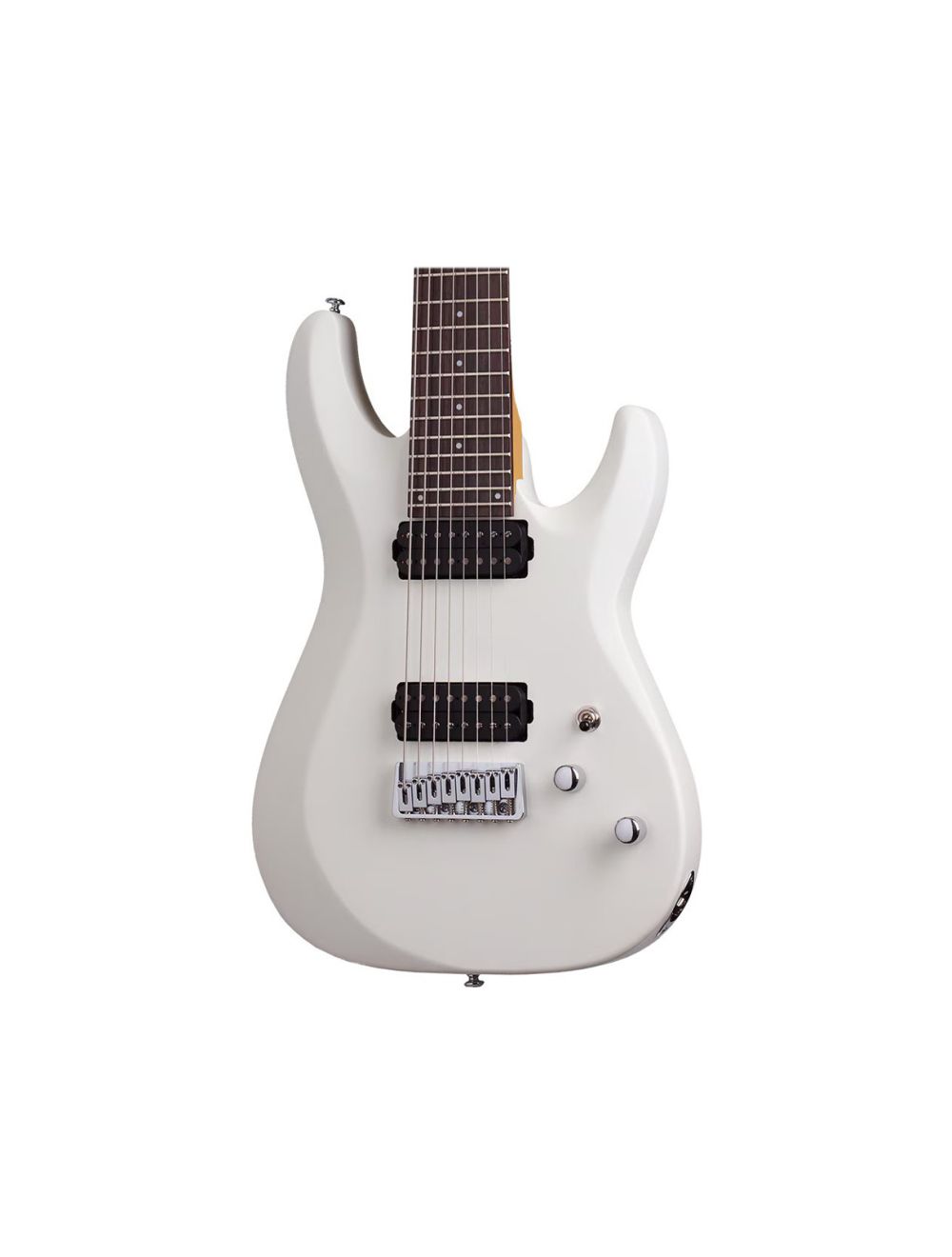 Schecter C-8 Deluxe 8-String Electric Guitar - Satin White