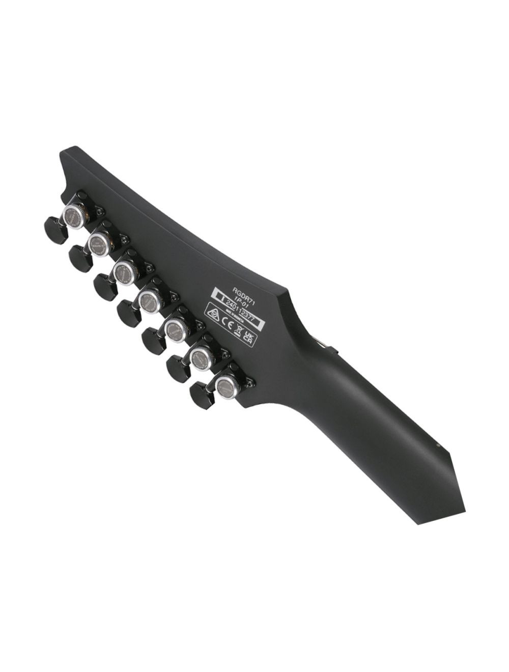 Used Ibanez RGDRB71BKF RGD Iron Label 7-String Guitar - Black