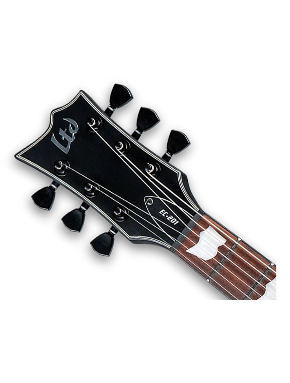 ESP LTD EC-201 Left Handed Electric Guitar - Black Satin - B-Stock