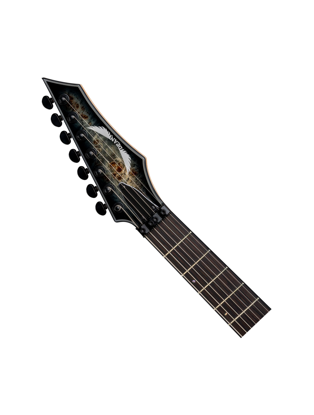 Dean Exile Select 7 Floyd Fluence - Natural Black Burst