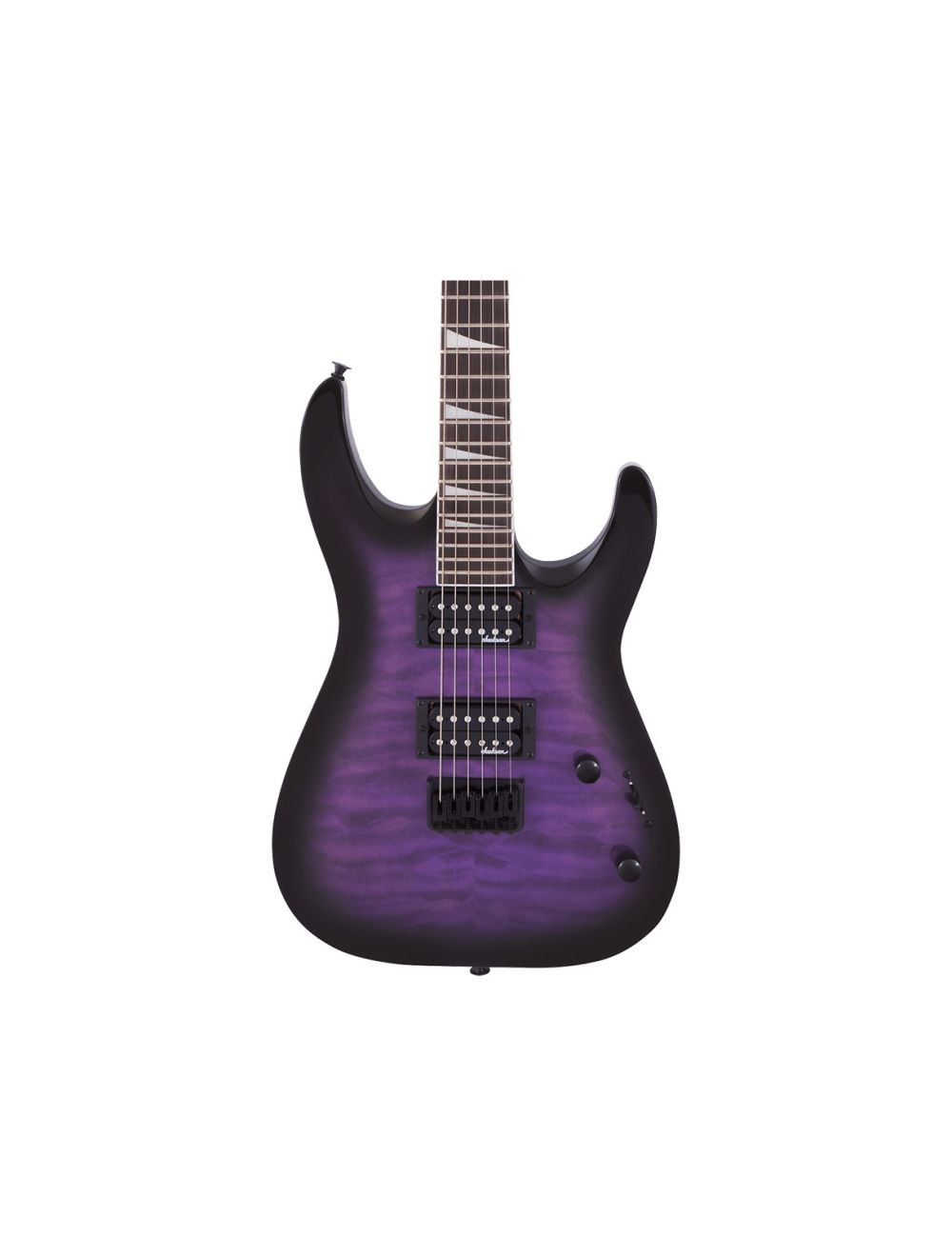 Used Jackson JS Series Dinky Arch Top JS32Q DKA HT - Transparent Purple Burst
