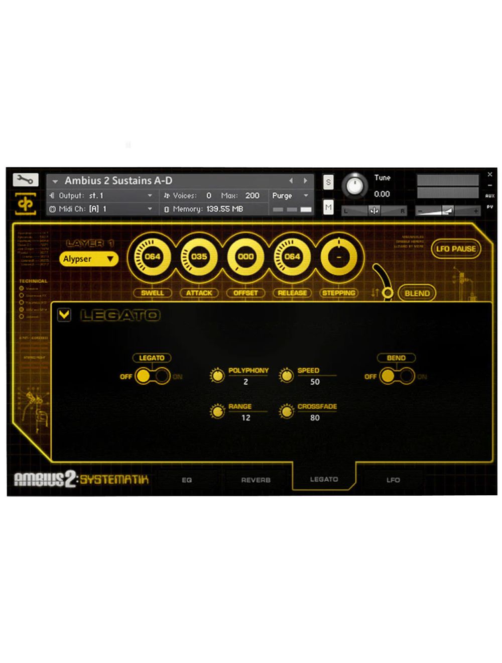 Soundiron Ambius 2: Systematik
