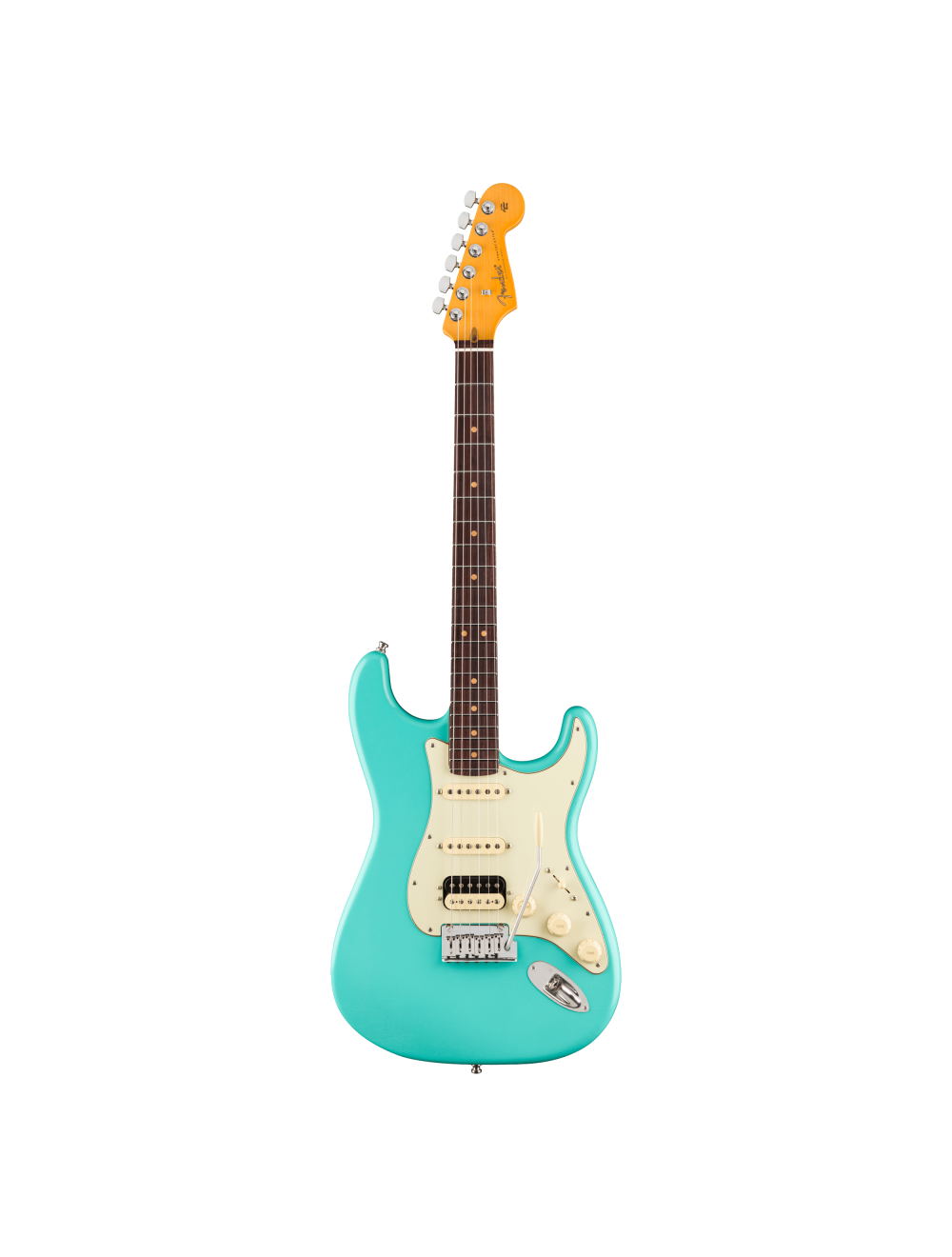Used Fender American Ultra Luxe '60s Stratocaster HSS - Surf Green Metallic