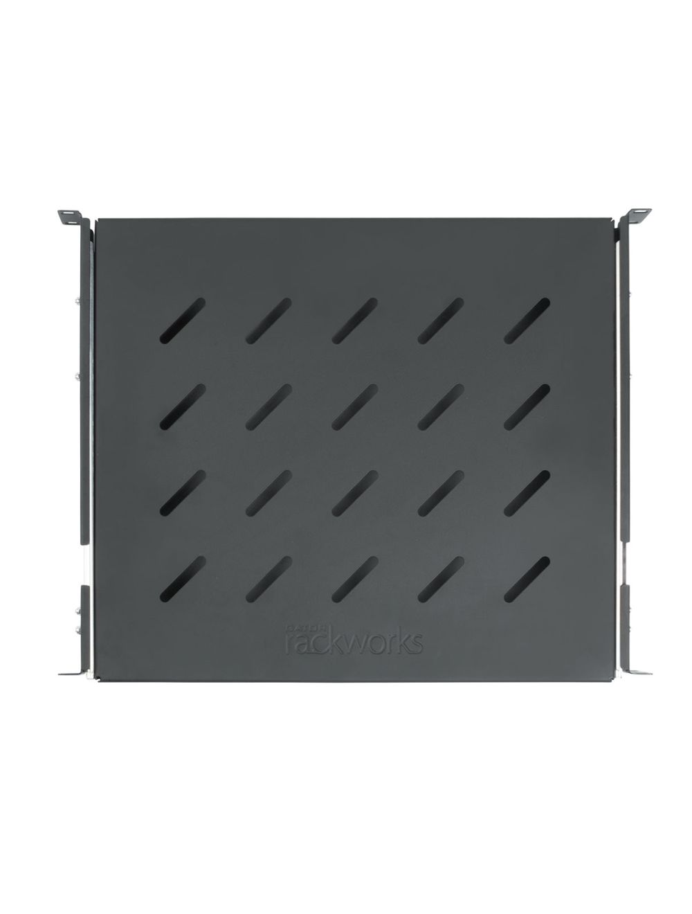 Gator Cases GRW-SHELF1SLD 1U Sliding Rack Shelf, 13.8" Deep - Open Box