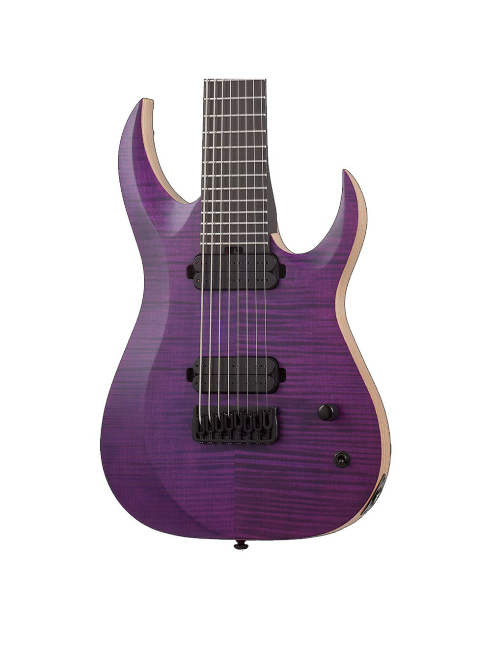 Schecter John Browne Tao-8 8-String Sig. Guitar - Satin Trans Purple - Open Box