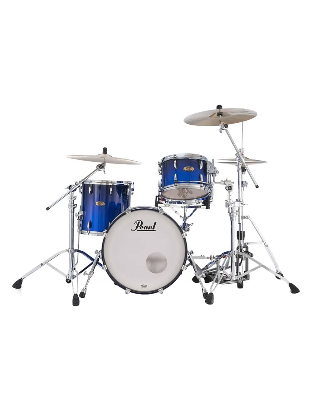 Pearl Masters Maple Pure 3-pc Shell Pack w/ 20" Kick - Kobalt Blue Fade