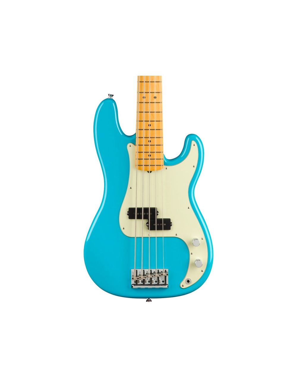 Used Fender American Professional II Precision Bass V - Miami Blue