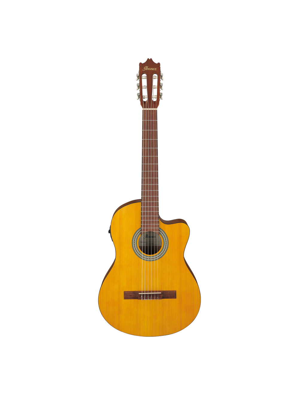Ibanez GA3ECE Cutaway Classical A/E Guitar - Open Pore Amber