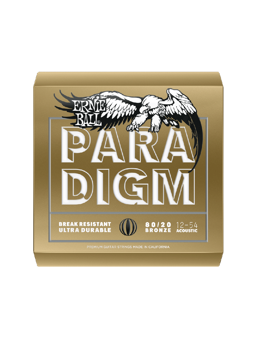 Ernie Ball Paradigm Medium Light 80/20 Bronze Acoustic Guitar Strings - 12-54 Gauge - Open Box