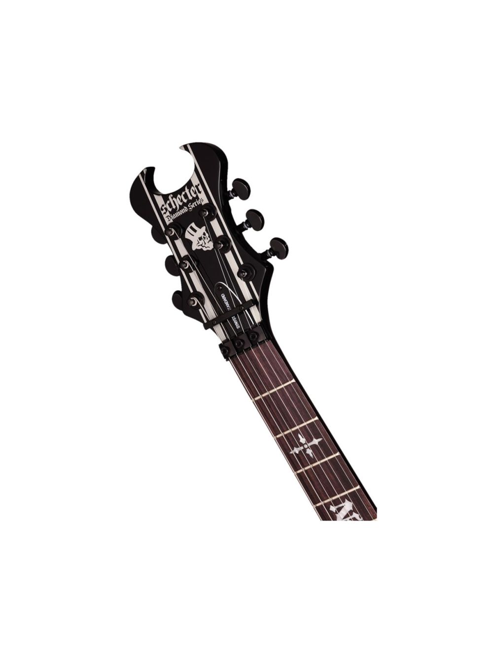 Schecter Synyster Standard Electric Guitar - Black w/ White Stripes