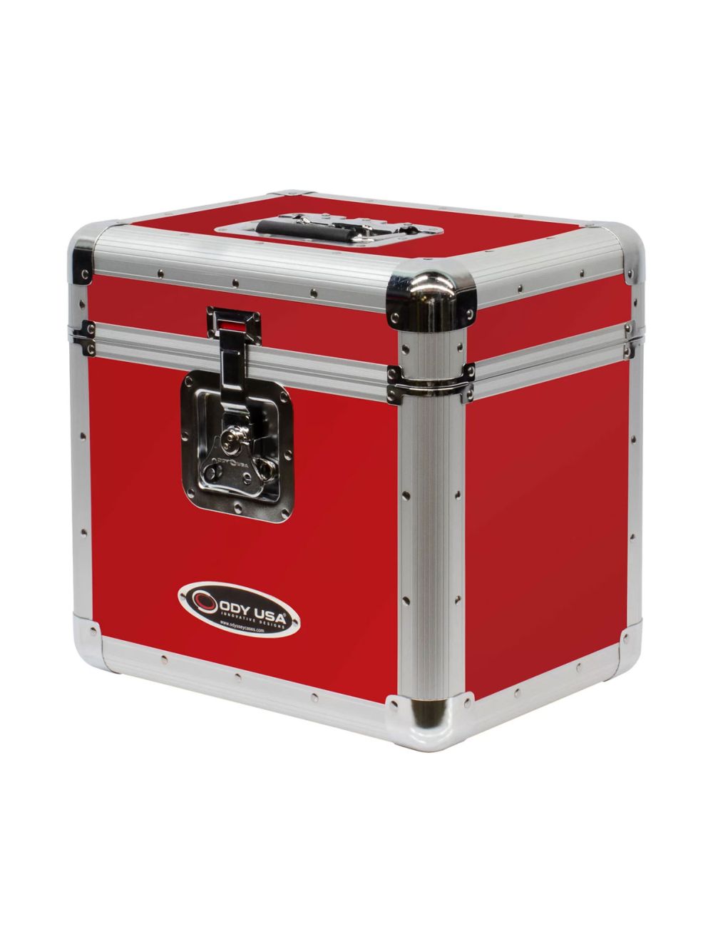 Odyssey KLP2RED Vinyl Records Case (Red) (Open Box)