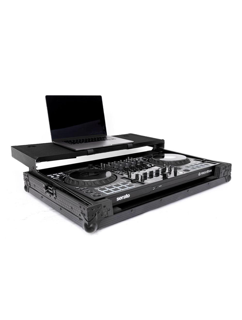 Headliner Pitch Black Flight Case for DDJ-FLX10 w/Laptop Platform