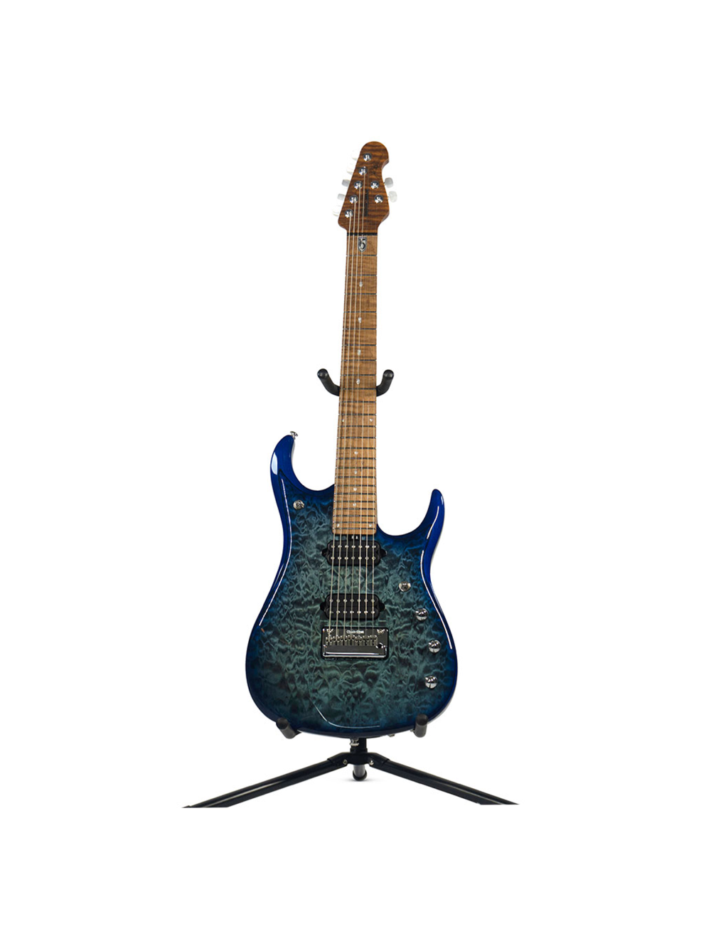 Ernie Ball Music Man JP15 7 String - Cerulean Paradise Quilt