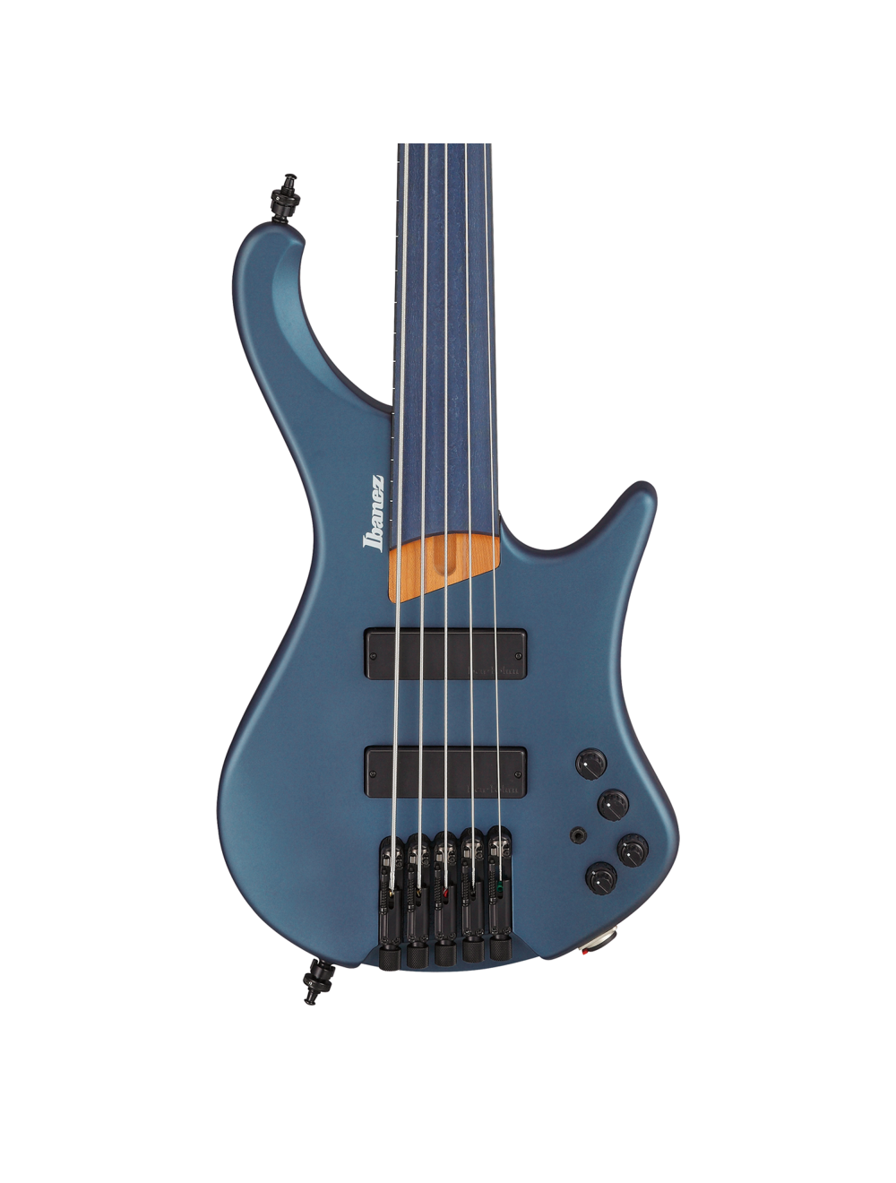 Ibanez EHB1005FAOM EHB 5-String Headless Fretless Bass - Arctic Ocean Matte