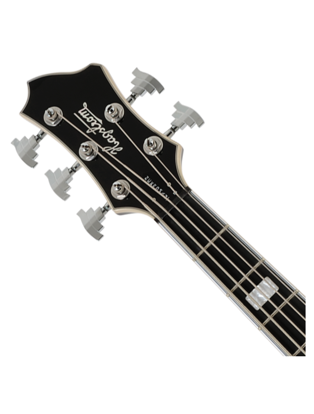 Hagstrom Nekromant 5 Single Cut 5-String Bass Guitar - Black Gloss