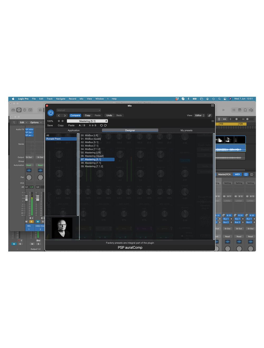 PSP Audioware aural Comp
