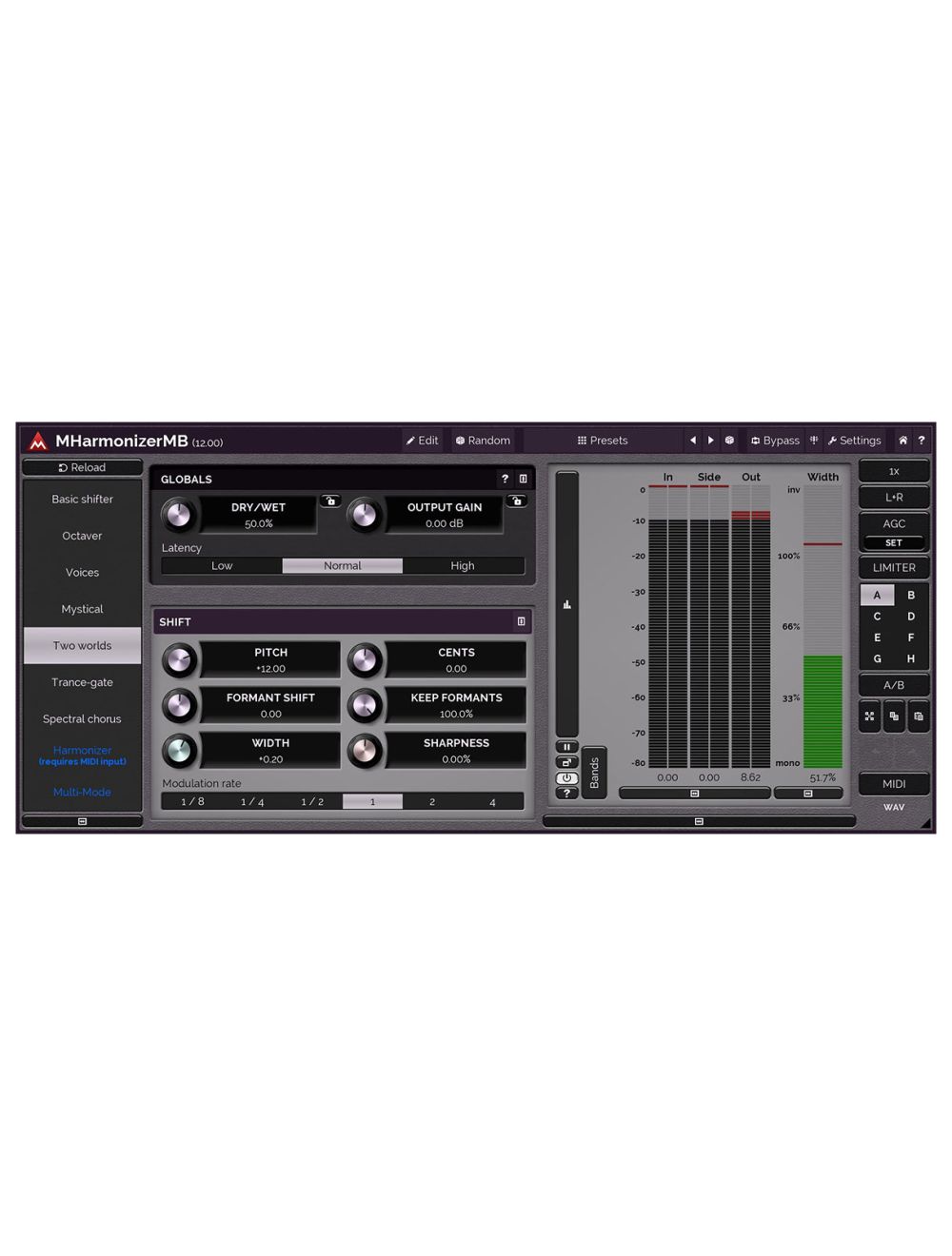 Melda MHarmonizerMB Add Harmonies, Widen/Enhance Recordings