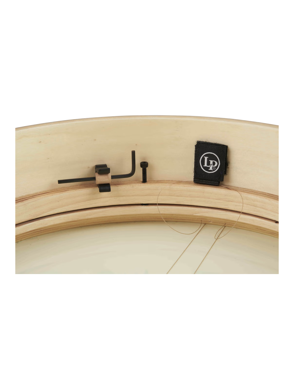 Open Box Latin Percussion 14" x 4" Tunable Bendir Frame Drum - Black Fade