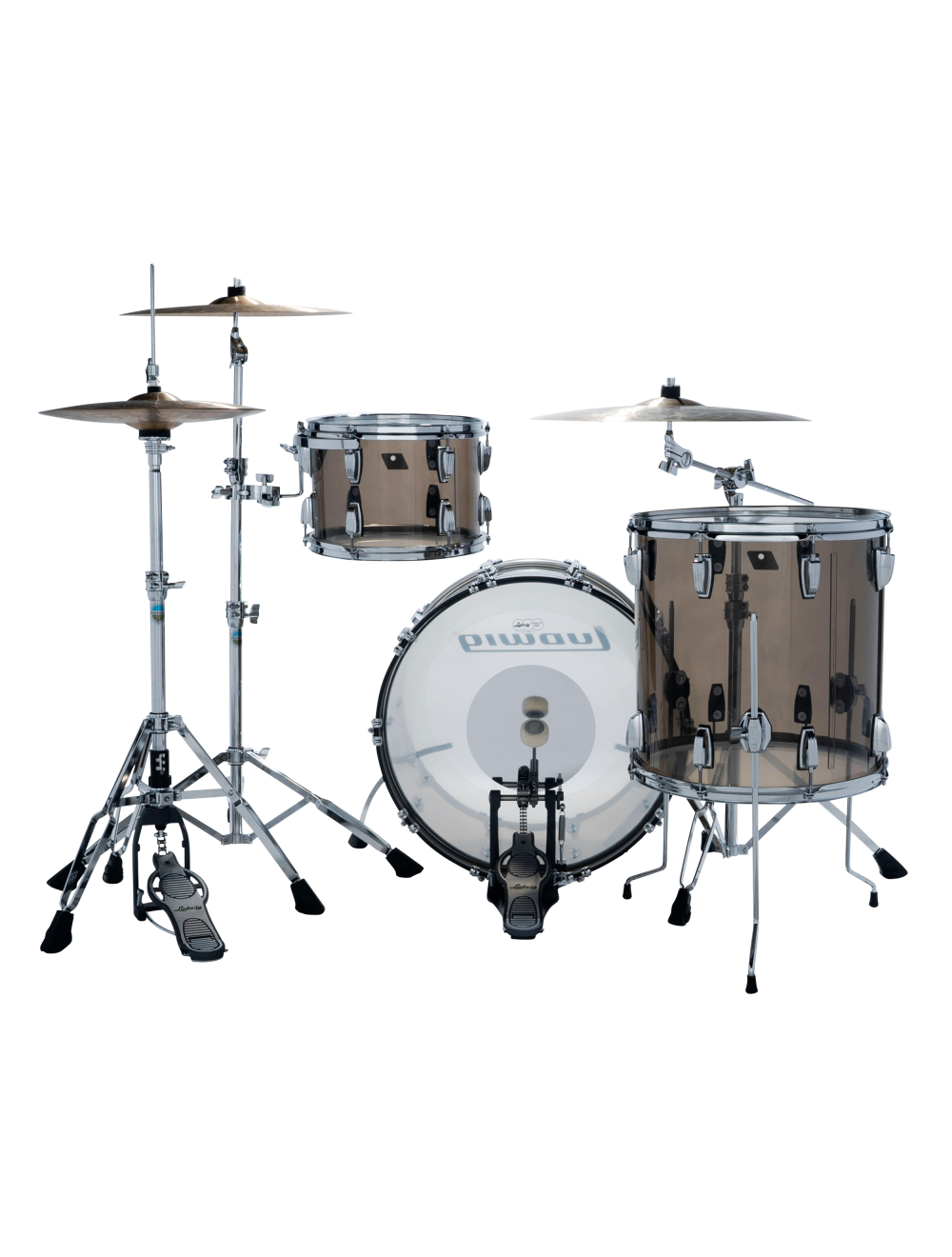 Ludwig Vistalite Fab 3-Piece Shell Pack w/22" Kick - Bronze - Used