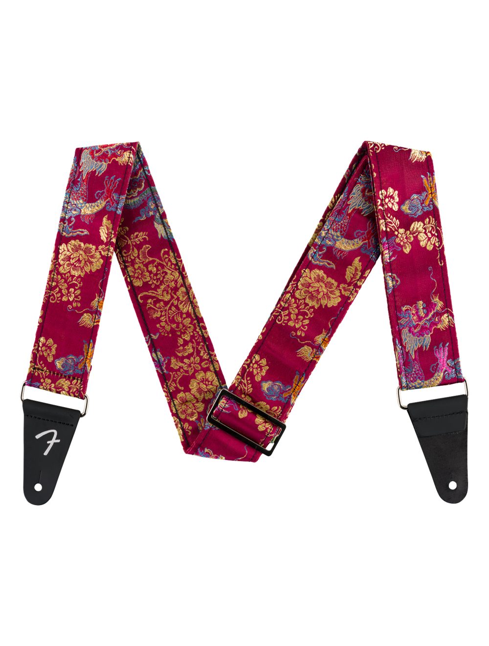 Fender Satin Dragon Straps - Wine
