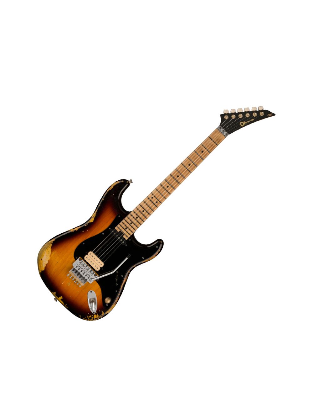 Charvel Custom Shop Nitro Relic Hot Rod Super Strat 2 Tone